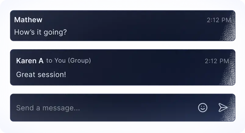 Built-in chat
