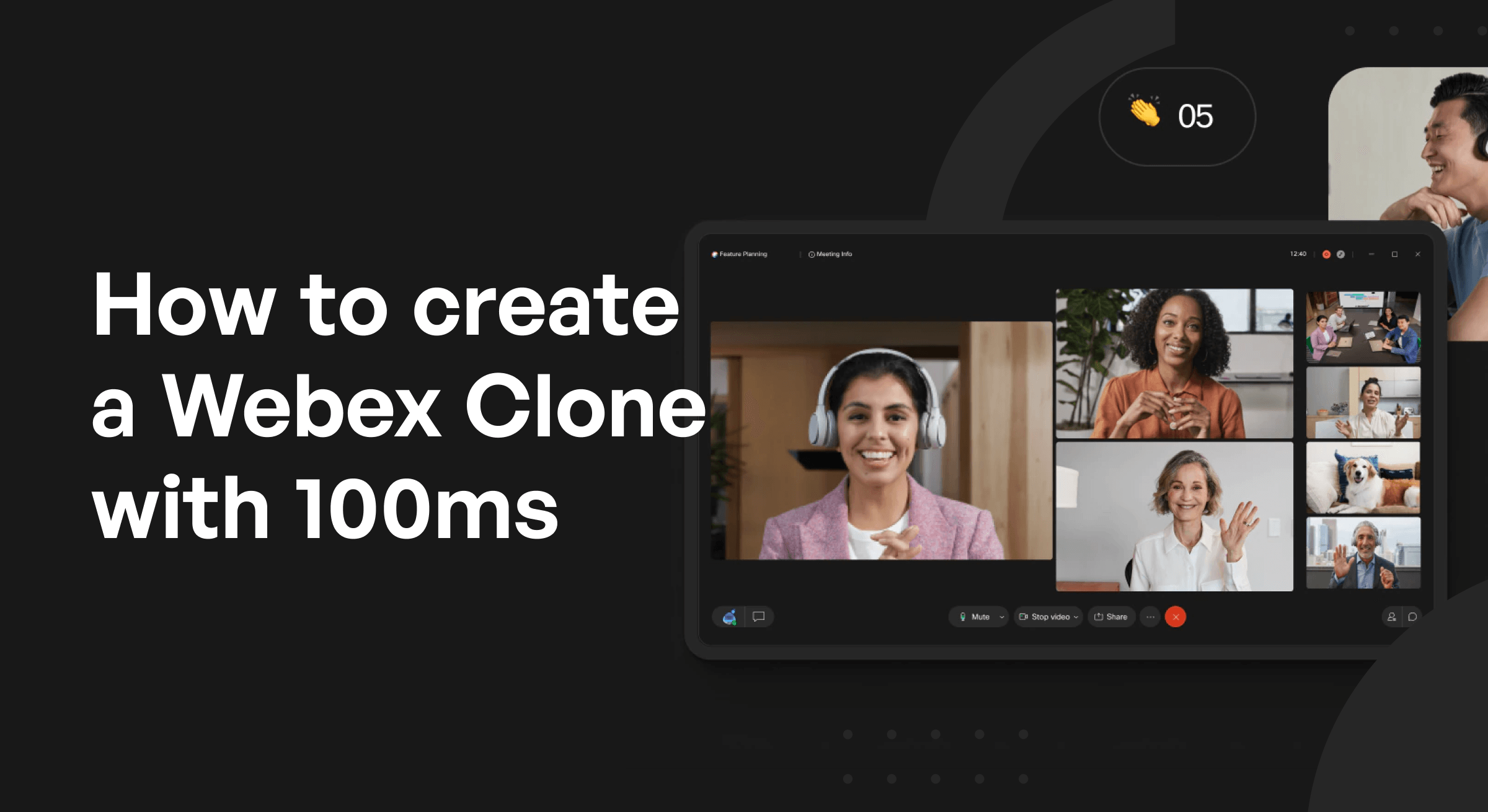 Webex Clone | Cover Image