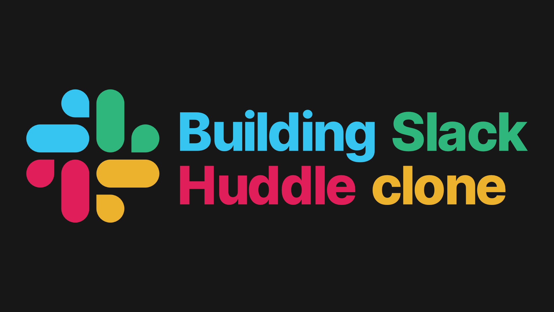 Slack Huddle Clone With React | Cover Image
