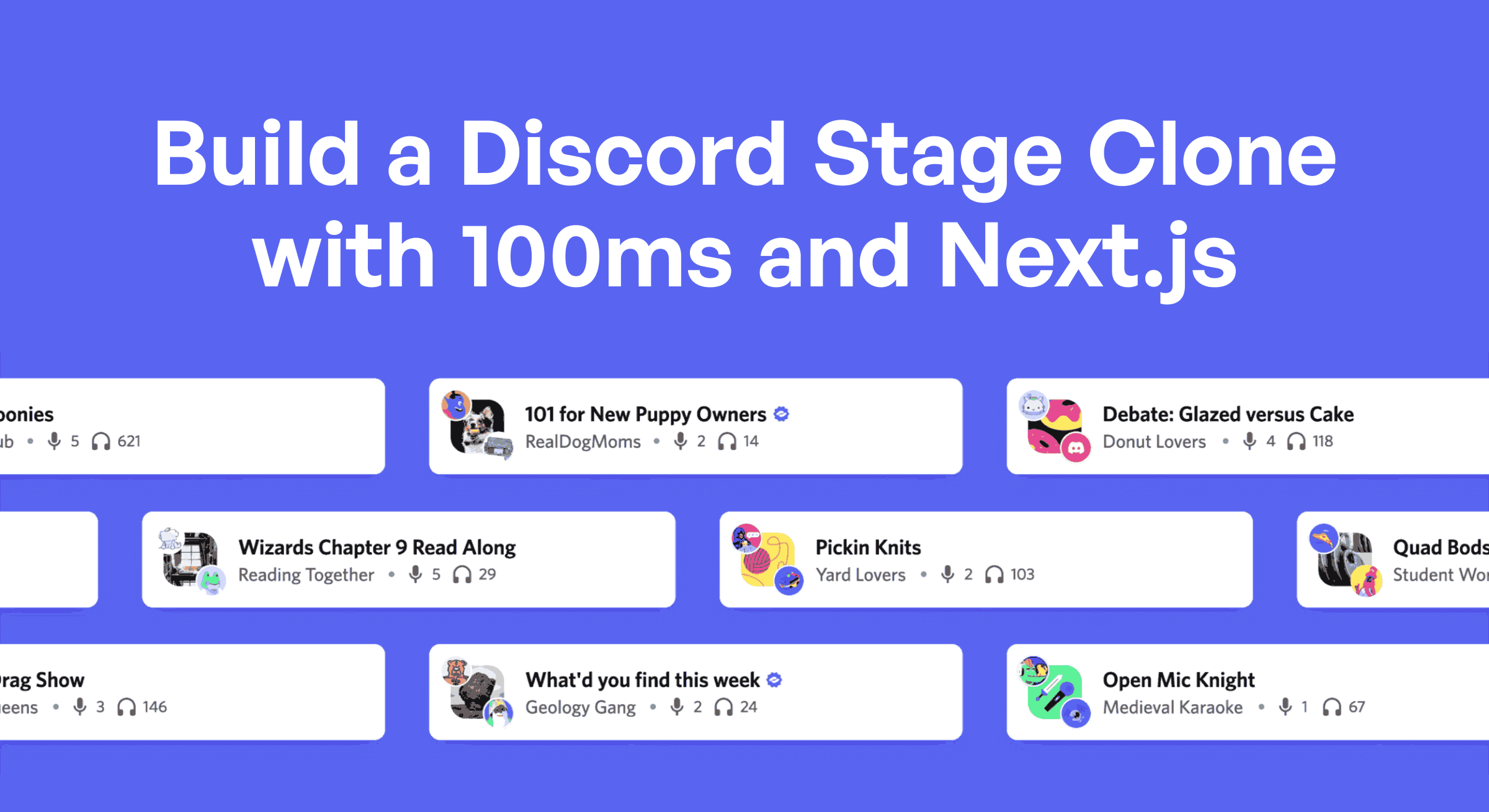 Discord Stage Clone | Cover Image